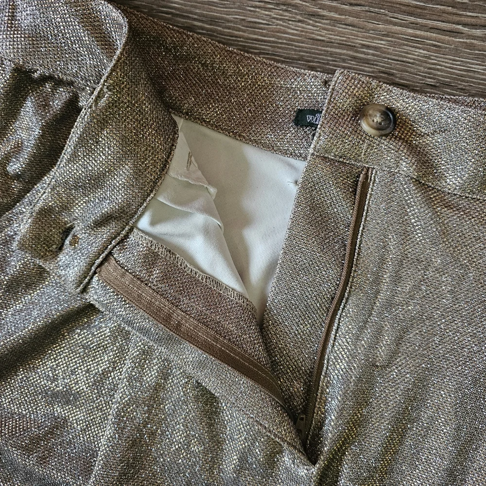 NWT Wild Fable Sparkly Gold New Years Eve Holiday Party Blazer Pants & Purse Set - Picture 10 of 15